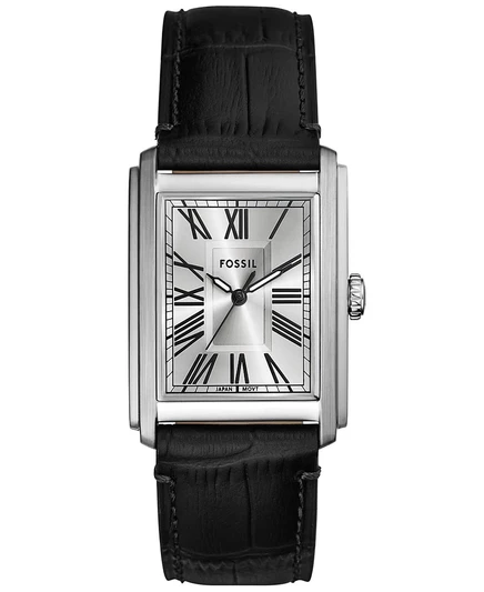 Мужские часы Fossil Carraway 30 мм кварцевые, коричневый ремешок