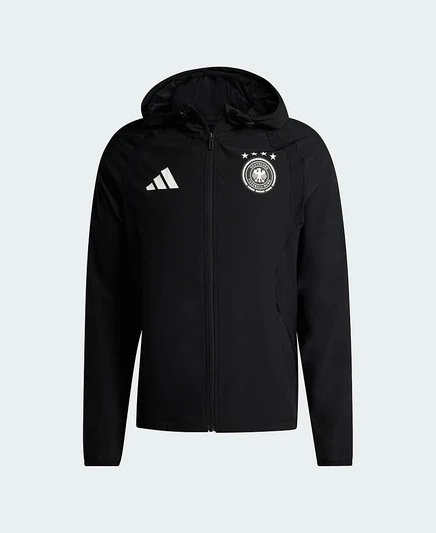 Мужская ветровка Adidas Tiro Travel Raglan на молнии, черная