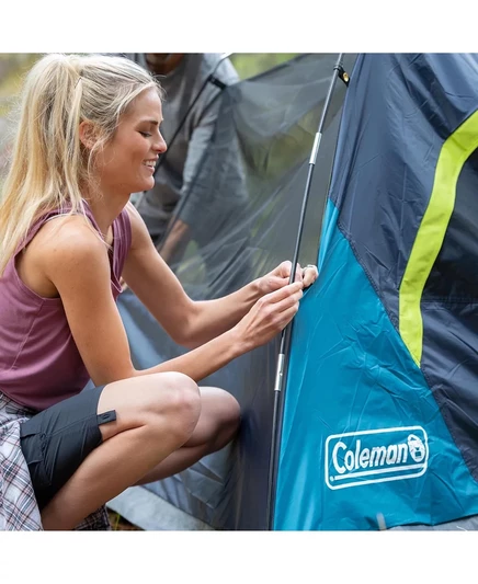 Палатка Coleman Skydome Dark Room на 4 человека, синяя