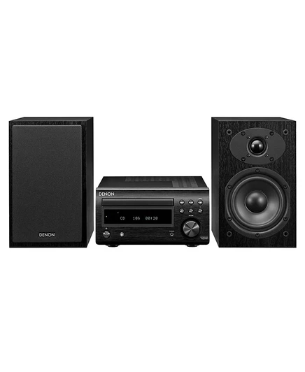 Аудиосистема Denon D-M41 Hi-Fi с CD, Bluetooth и AM/FM-тюнером черного цвета