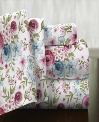 Комплект фланелевых простыней Pointehaven Rose Floral