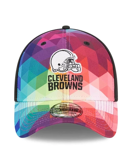 Мужская и женская бейсболка New Era Multicolor, Black Cleveland Browns 2023 NFL Crucial Catch 39 THIRTY Flex, цвет: черный multicolor, black