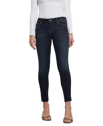 Женские джинсы Guess Power Skinny, низкая посадка, кентский деним