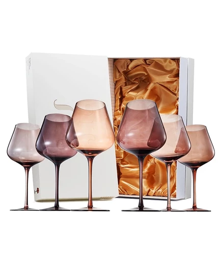 Набор бокалов для вина The Wine Savant Khen Venus, 20 унций, Набор из 6 бокалов
