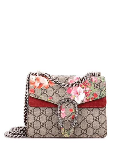Женская сумка Pre-Owned Gucci Mini Dionysus, коричневая