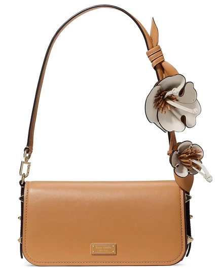 Женская сумка на плечо Kate Spade New York Liv из гладкой кожи, коричневая