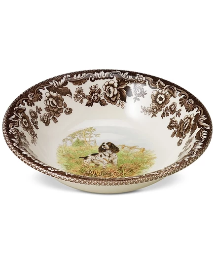 Миска для хлопьев Spode Woodland English Spaniel, коричневая