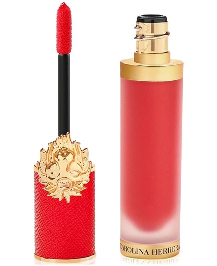 Carolina Herrera Good Girl Бархатная матовая жидкая помада розового цвета