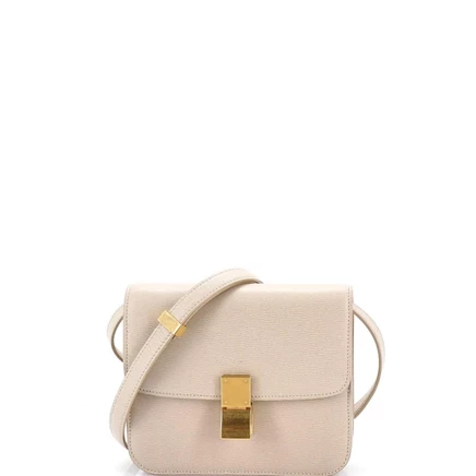 Женская сумка Pre-Owned Celine Teen Classic Box, бежевая