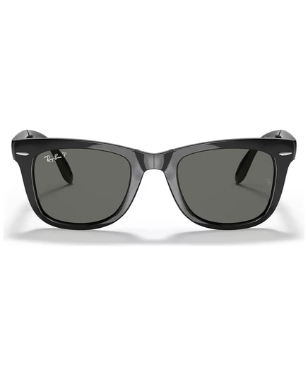  Солнцезащитные очки с поляризацией, СКЛАДНЫЕ WAYFARER RB4105 polished black/green polar