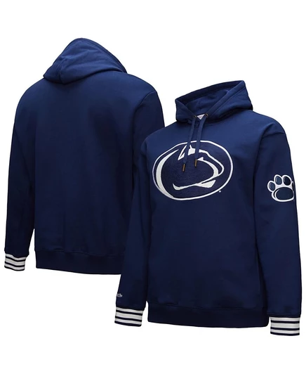 Мужское худи Mitchell & Ness Penn State Chainstitch, синее
