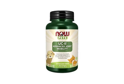 Добавка NOW Foods UC-II для суставов собак и кошек, 60 таб.