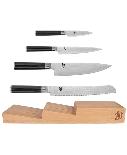 Набор ножей Shun Classic из 5 предметов в выдвижном ящике, черный