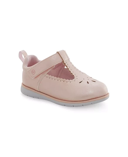  Обувь Mary Jane для маленьких девочек Lacey 2.0, которую можно стирать в машине pink