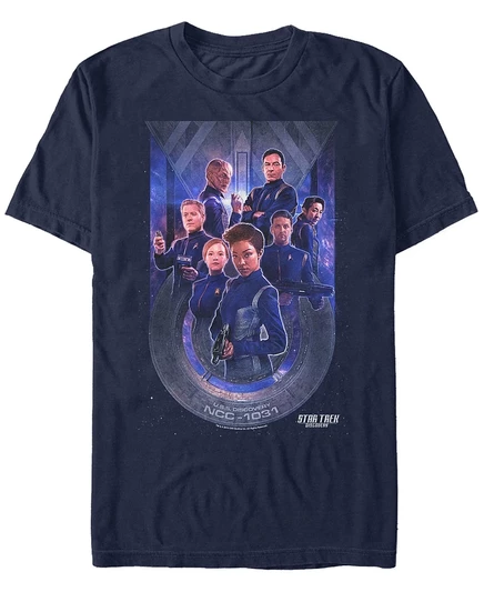 Мужская футболка Fifth Sun Star Trek Discovery, синяя