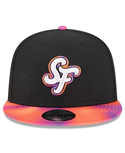 Мужская кепка-бейсболка San Francisco Giants 2025 City Connect 9FIFTY, черно-оранжевая, новая эра black, orange