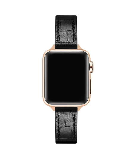 Кожаный ремешок из крокодиловой кожи Posh Tech Carmen Skinny для Apple Watch