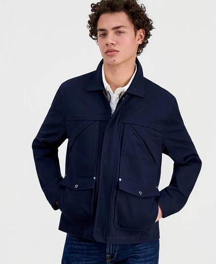 Мужская куртка Guess Cavalry Twill, синяя