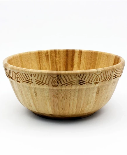 Салатница Berghoff Bamboo двухцветная, коричневая