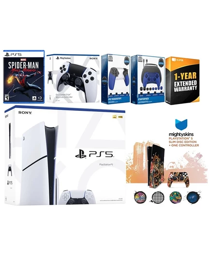 Игровая приставка Sony PlayStation 5 Slim с дисководом, белая
