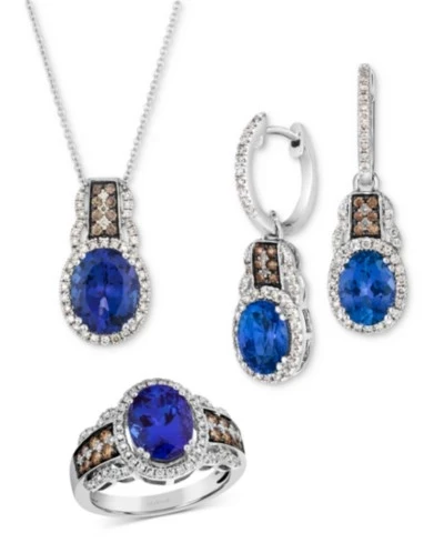 Комплект Le Vian Blueberry: кольцо, серьги и колье