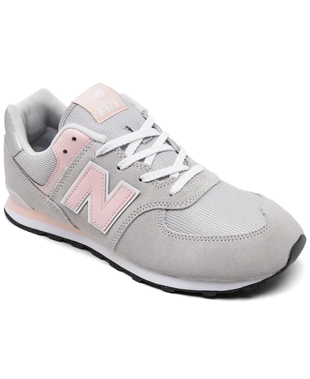 Повседневные кроссовки New Balance для девочек 574 от Finish Line white
