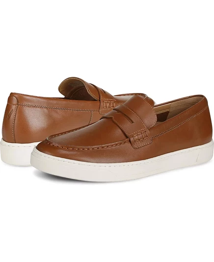 Мужские мокасины Thompson от Vionic tan brown leather