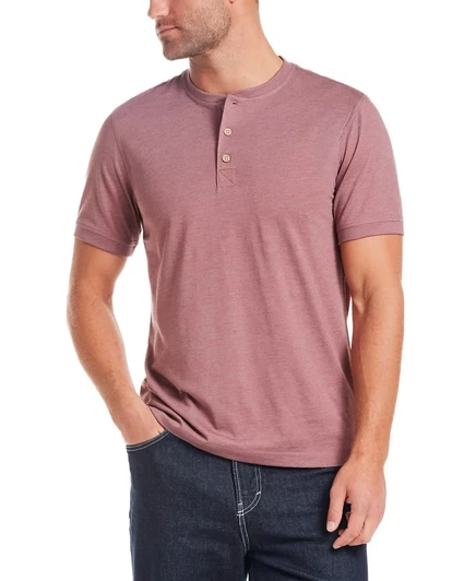 Мужская футболка Weatherproof Vintage Henley, серая
