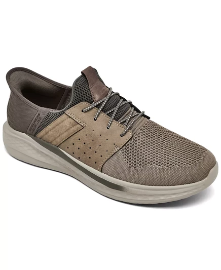  Мужские слипоны свободного кроя- повседневные кроссовки Slade - Ocon Slip-On Memory Foam от Finish Line taupe