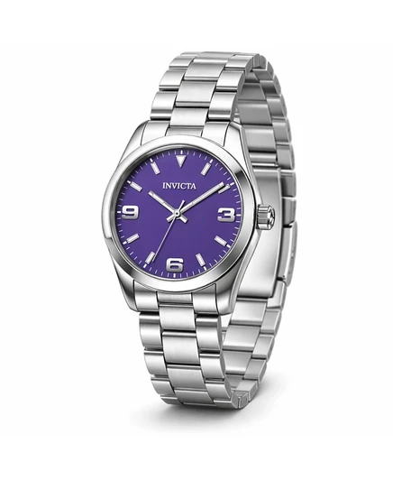 Женские часы Invicta с циферблатом Celestial Quartz PC21S с циферблатом 69187 серебристого цвета