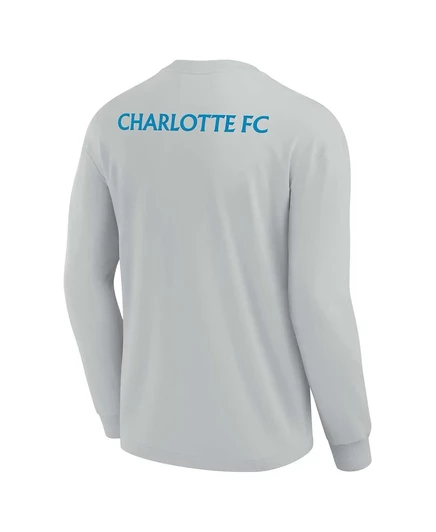 Унисекс футболка Fanatics Charlotte FC Elements, серая