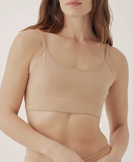 Женский бралетт Pact Everyday Strappy Scoop, бежевый