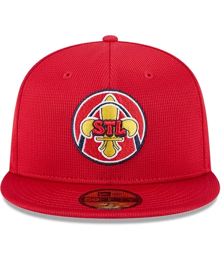 Мужская кепка New Era St. Louis Cardinals 59FIFTY, красная