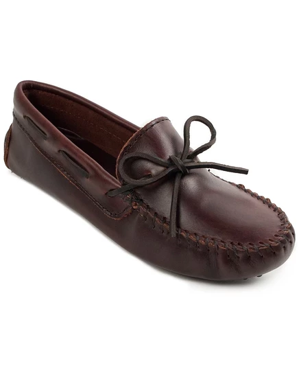 Женские мокасины Minnetonka Driver, темно-коричневые