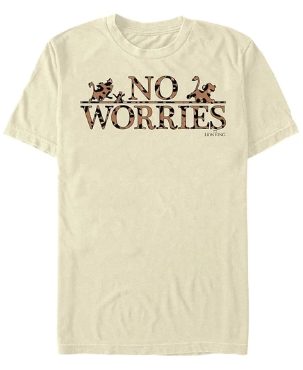 Мужская футболка Fifth Sun No Worries леопард, бежевая