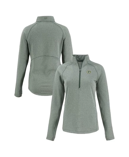 Женская куртка Cutter & Buck Peshastin Eco Fleece Green Bay Packers, зеленая