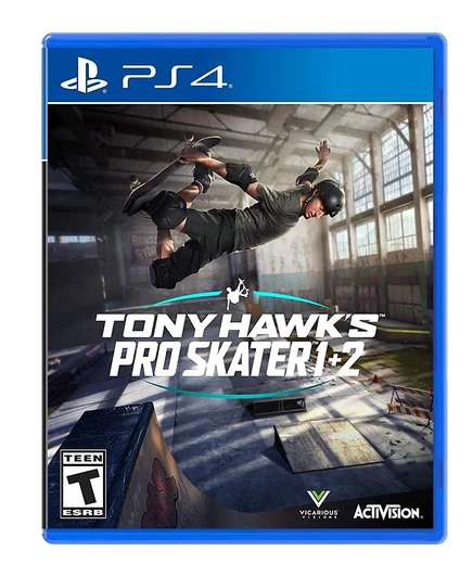Игра Activision Tony Hawk Pro Skater 1+2 PS4, мульти