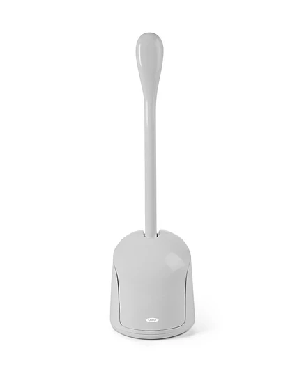 Щетка для унитаза Oxo GG компактная с контейнером, серая