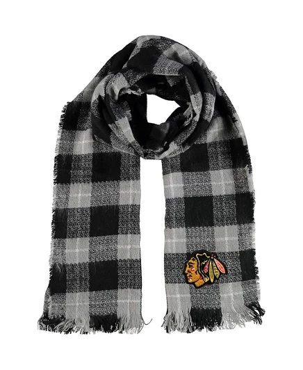 Женский плед-шарф Little Earth Chicago Blackhawks, черный