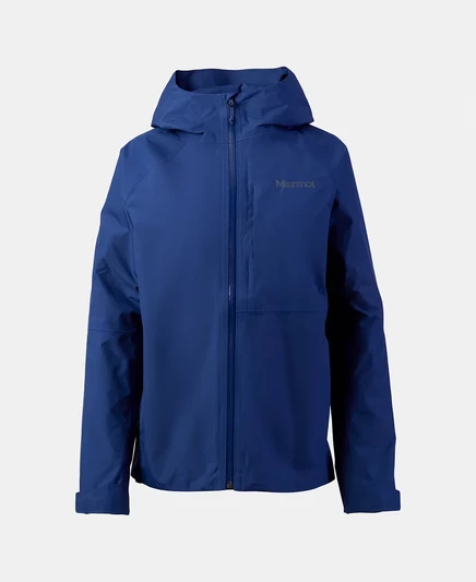 Женские куртки Marmot Waypoint GORE-TEX с капюшоном и воротником-стойкой twilight blue