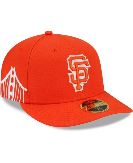 Мужская кепка New Era 59FIFTY Giants City Connect, оранжевая