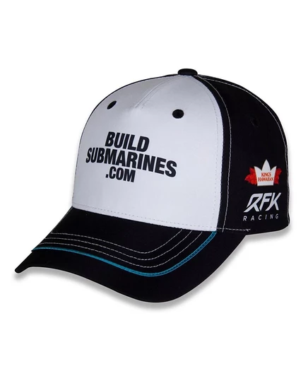 Мужская бейсболка Checkered Flag Keselowski, бел/черная