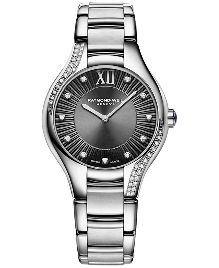 Женские часы Raymond Weil Noemia с бриллиантами, серые