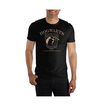 Черная рубашка с коротким рукавом Harry Potter Big & Tall Ravenclaw Hogwarts House-4XL black
