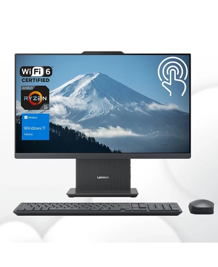 LENOVO IdeaCentre I All-in-One AMD Ryzen 5, 32 ГБ оперативной памяти, графика AMD Radeon, 2 ТБ SSD-накопителя, Windows 11 Home, 100 Гц, серый