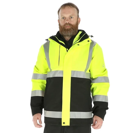 Мужская 3-в-1 куртка Refrigiwear HiVis, зеленая