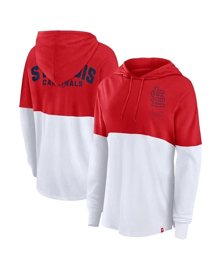 Женская худи Fanatics St. Louis Cardinals, красно‑белая