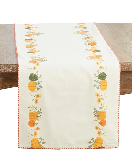 Дорожка для стола Saro Lifestyle 41×183 см, оранжевая