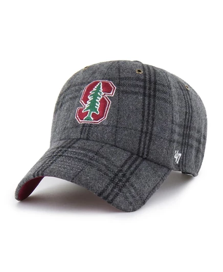 Унисекс кепка '47 Brand Stanford Cardinal Windowpane, серый