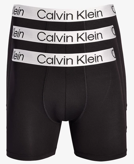 Мужские боксер-брифы Calvin Klein Chromatic, 3 шт., черные